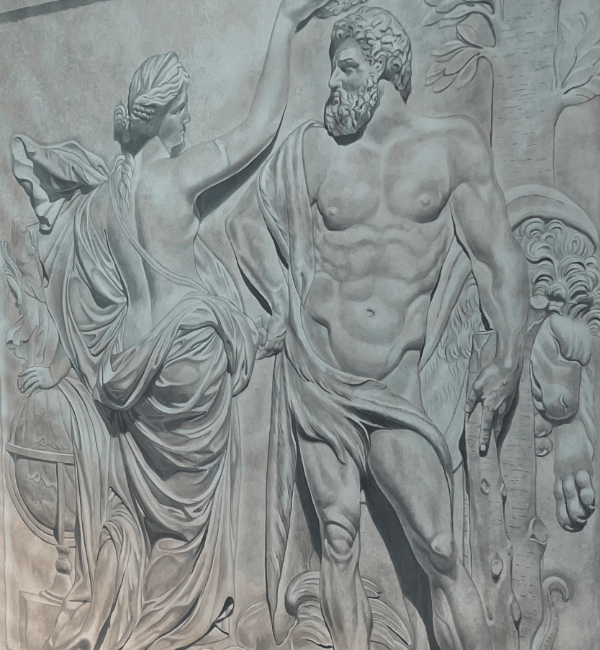 Hercules crowned by Glory